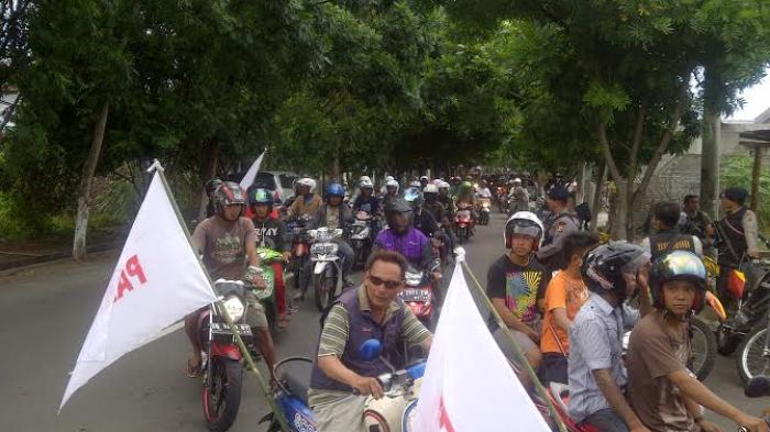 PaKar Bersama Ribuan Pendukung Antar LHKPN ke KPU Bitung